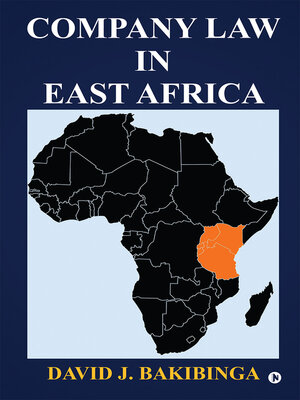 cover image of Company Law In East Africa